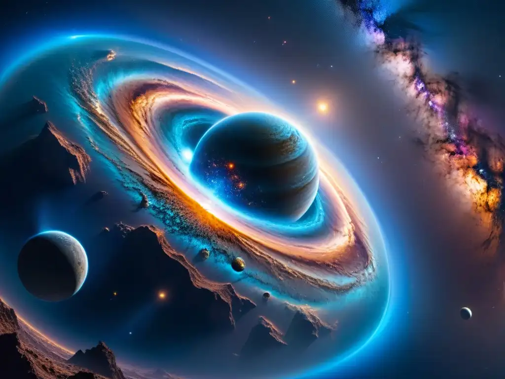 Explorando la búsqueda de vida en sistemas estelares con un exoplaneta rocoso y nebulosa vibrante