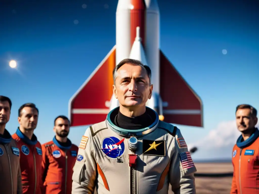 Valentin Glushko liderando la carrera espacial, inspirando a su equipo con determinación y ambición