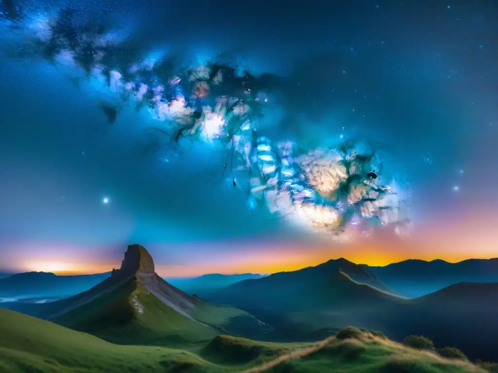 Explora la majestuosidad de la Vía Láctea en detalle Deslumbrante imagen detallada de la Vía Láctea desde un lugar remoto