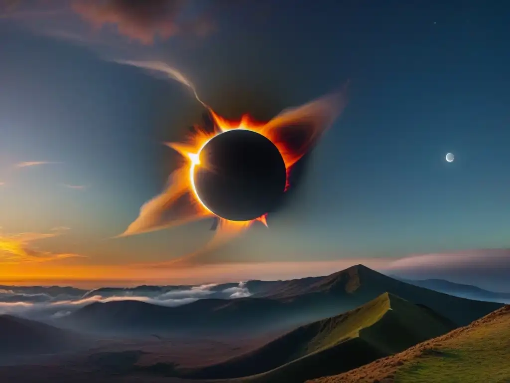 Un eclipse solar total muestra la influencia de eventos cósmicos en el futuro de la humanidad