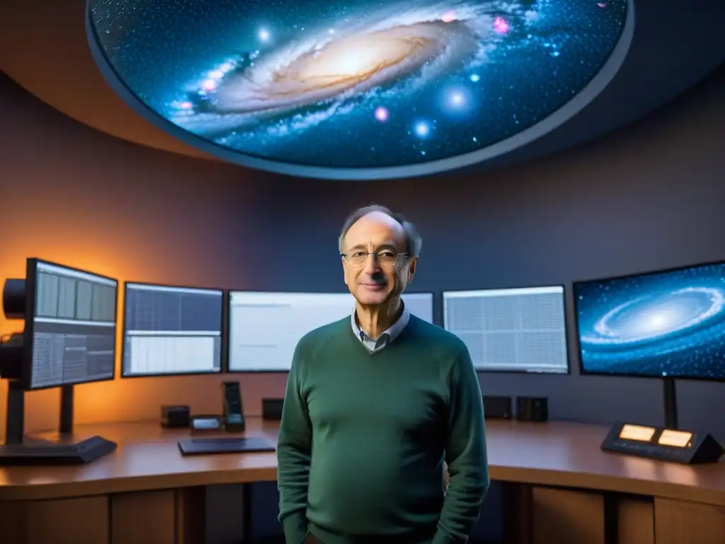 Equipo de Saul Perlmutter investiga energía oscura en observatorio con telescopios y computadoras avanzadas