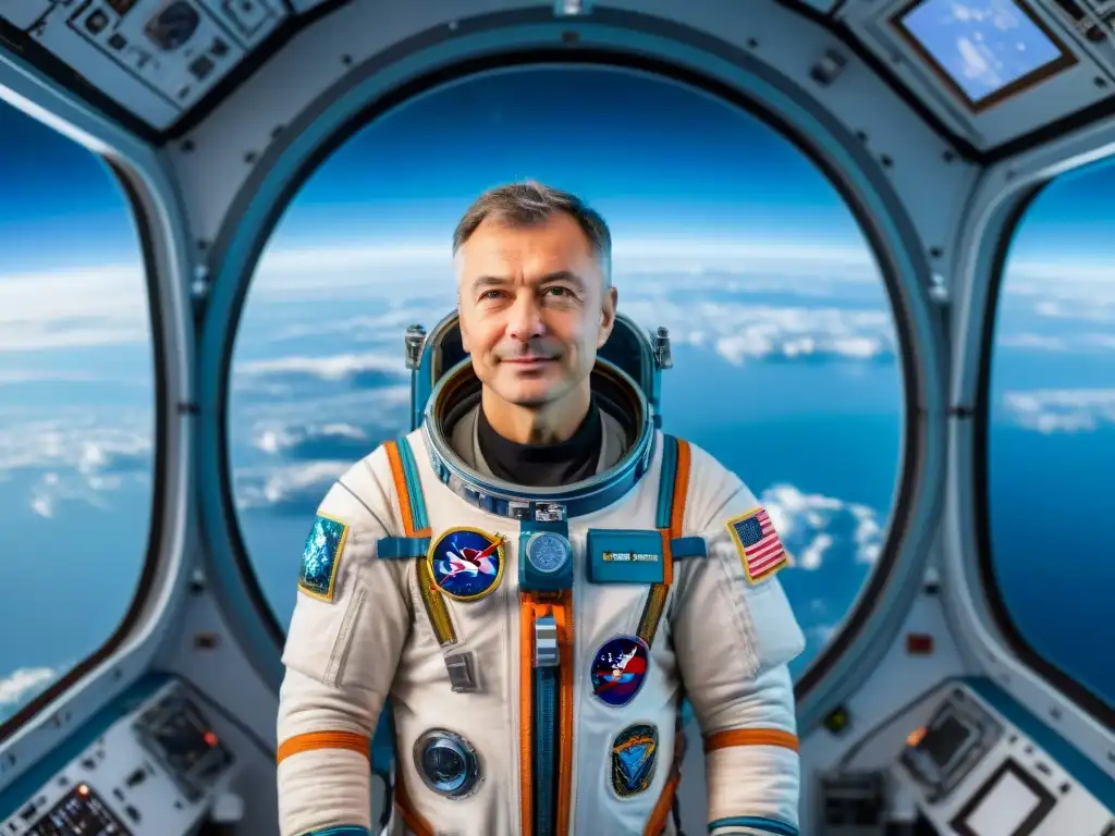 En la estación espacial internacional, Mikhail Kornienko se prepara para su misión espacial histórica