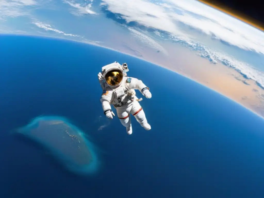 Pedro Duque flota en la Estación Espacial Internacional, admirando la exploración espacial, las estrellas y la Tierra desde el espacio