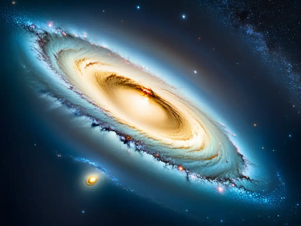 Estrella variable en la Vía Láctea: misterio celestial Espectacular imagen de la Vía Láctea con estrellas variables en el universo, resaltando una estrella vibrante en un paisaje celestial misterioso