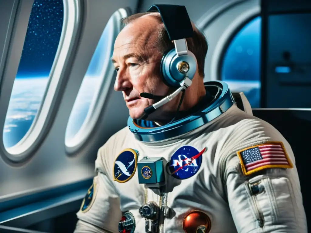 Edgar Mitchell, astronauta, vive una experiencia espiritual al contemplar la Tierra desde el espacio