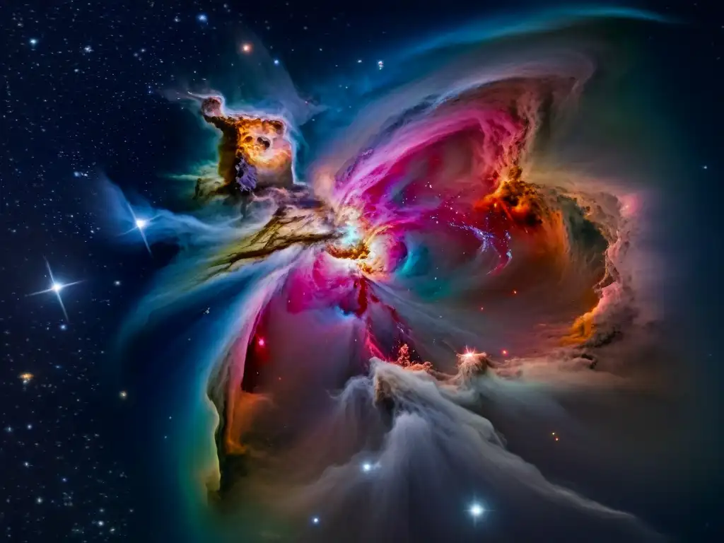 Exploración espacial y legado Carl Sagan: La Nebulosa de Orión muestra su belleza etérea y colores vibrantes, invitando a maravillarse con el universo