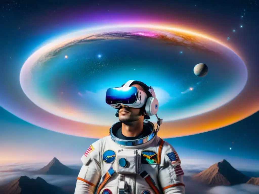 Exploración en el espacio con Realidad Virtual Ciencia Ficción