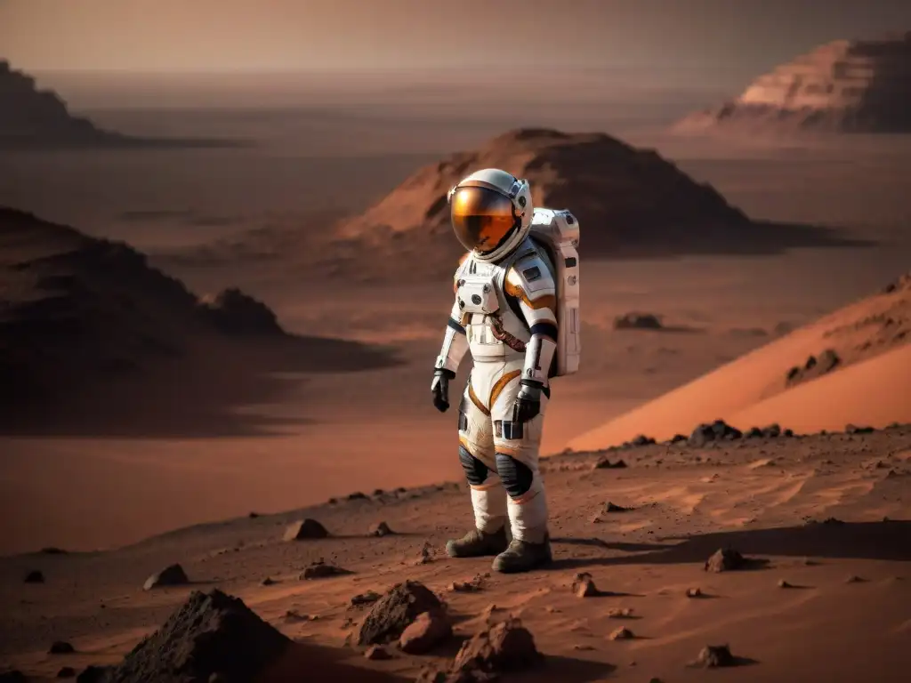 Exploración solitaria en el paisaje marciano de 'The Martian'