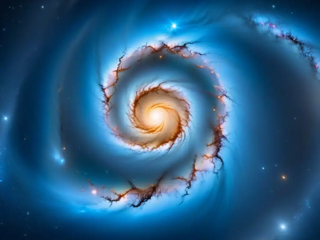 Explosión de vida estelar en una galaxia espiral: formación de galaxias por estrellas