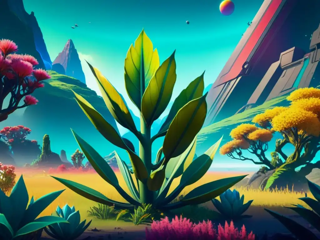 Explora la exuberante y vibrante flora alienígena de 'No Man's Sky'