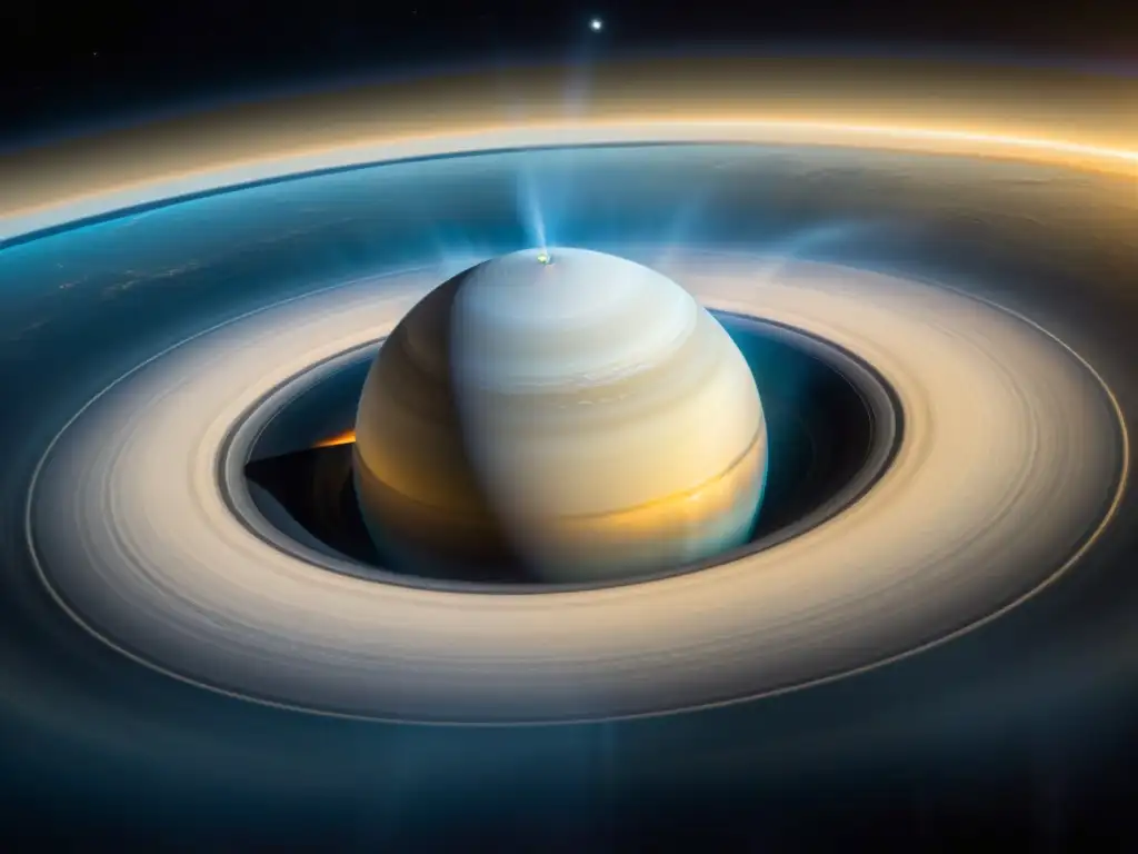 Geíseres de Encélado en Marte: nave Cassini capta momento impresionante de chorros de hielo en el espacio, entre anillos de Saturno