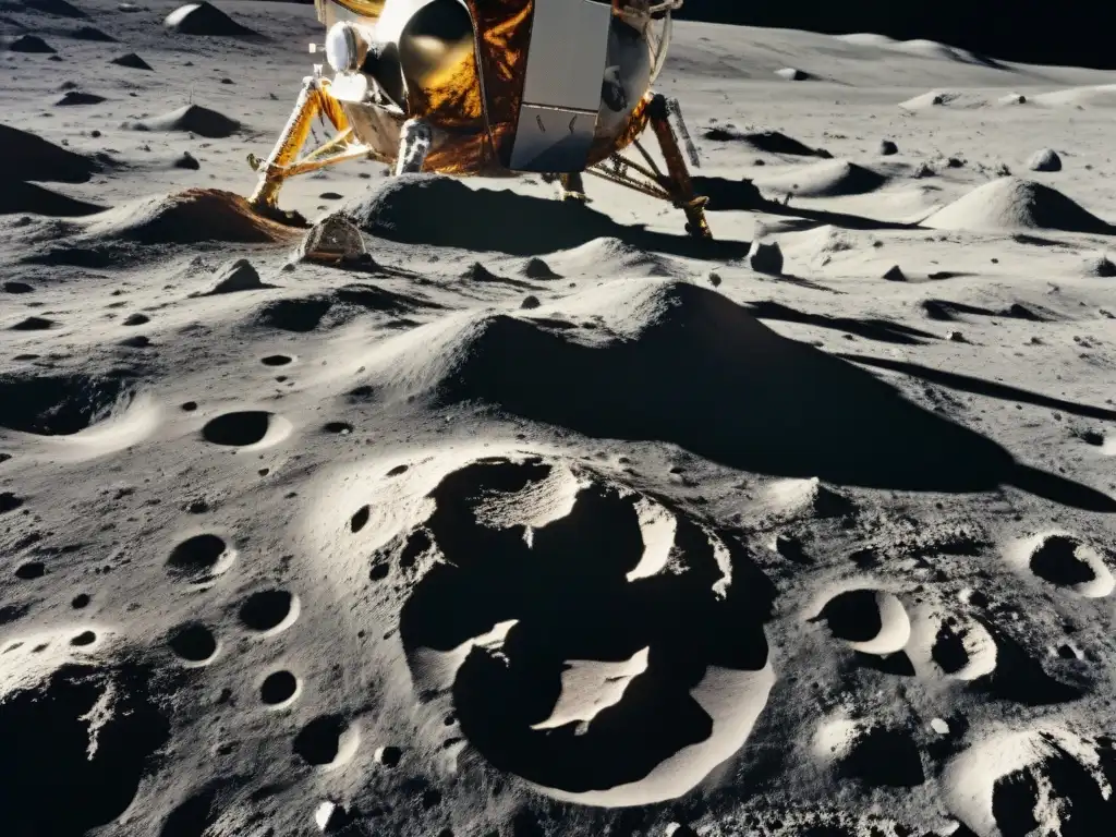 Imágenes detalladas de huellas de Gene Cernan en la Luna, con la Tierra de fondo, simbolizando el regreso del hombre a la Luna