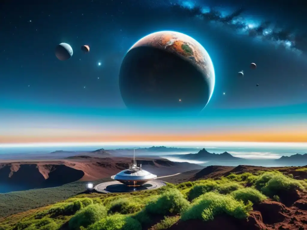 Increíble estación espacial futurista orbitando un exoplaneta, con vida alienígena y la pasión de Freeman Dyson por la vida extraterrestre