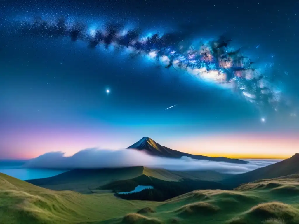 Increíble paisaje cósmico capturado por un potente telescopio, mostrando la evolución del telescopio en astronomía