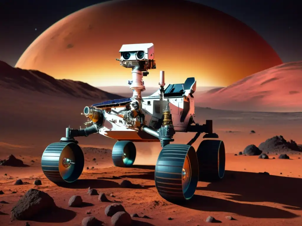 Explora la innovadora tecnología espacial interactiva junto al rover Curiosity en Marte