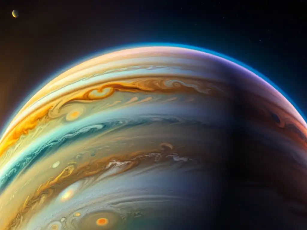Observación de Júpiter desde cerca: Juno orbita alrededor del gigante gaseoso, revelando su belleza y detalles coloridos