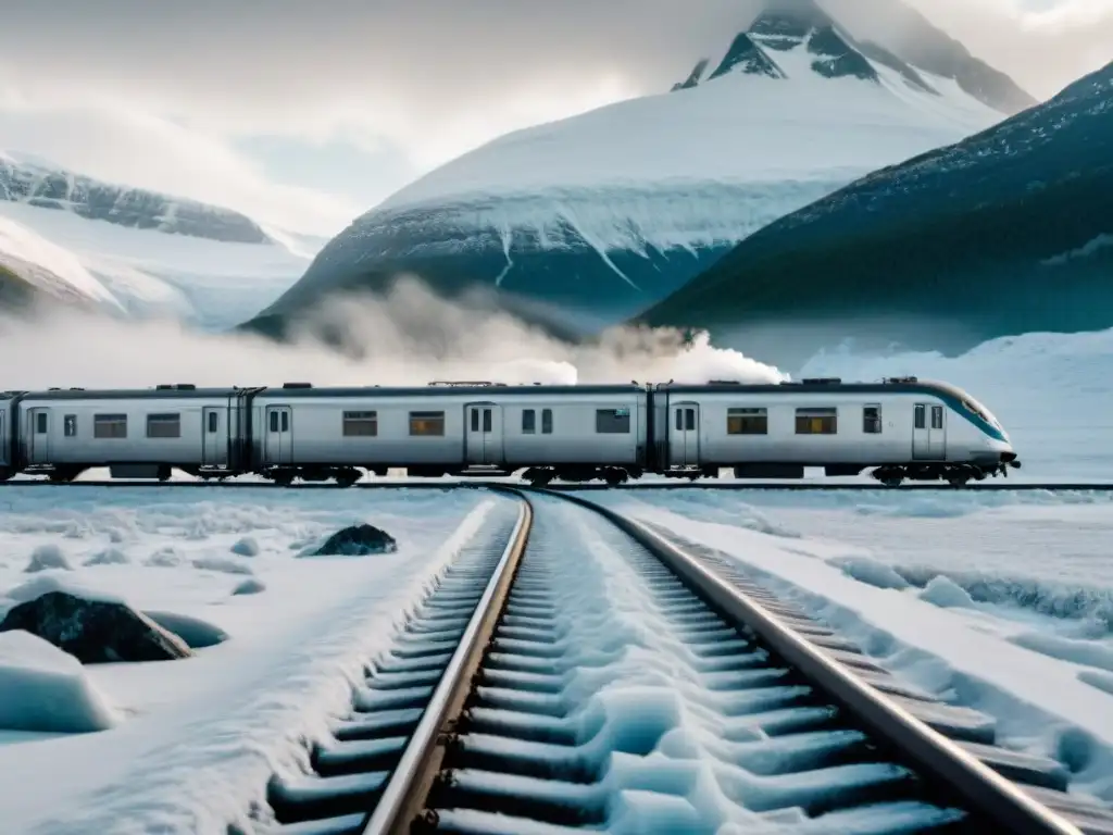 La lucha de clases en Snowpiercer: el tren avanza entre lujos y pobreza en un paisaje helado, reflejando la crítica social