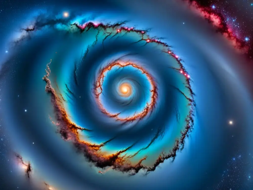 Descubre la majestuosidad de una galaxia espiral en exposiciones virtuales de astronomía intergaláctica