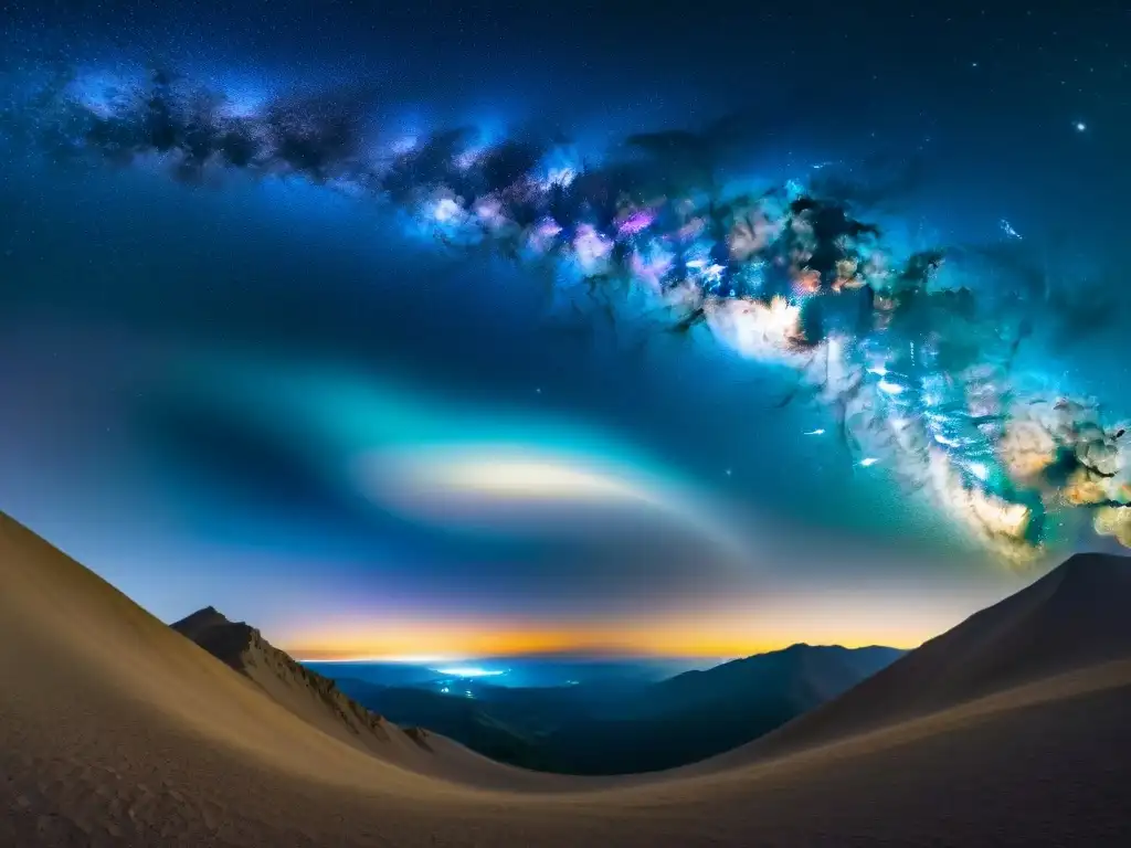 Maravillosa imagen de la Vía Láctea desde un observatorio remoto en la montaña