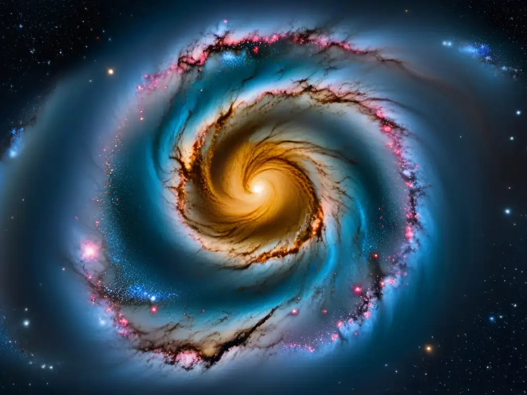 Galaxia Vía Láctea: Detalles Asombrosos Maravillosa vista de la Vía Láctea, con estrellas, nebulosas y polvo cósmico, resaltando la vida en el universo astrobiología