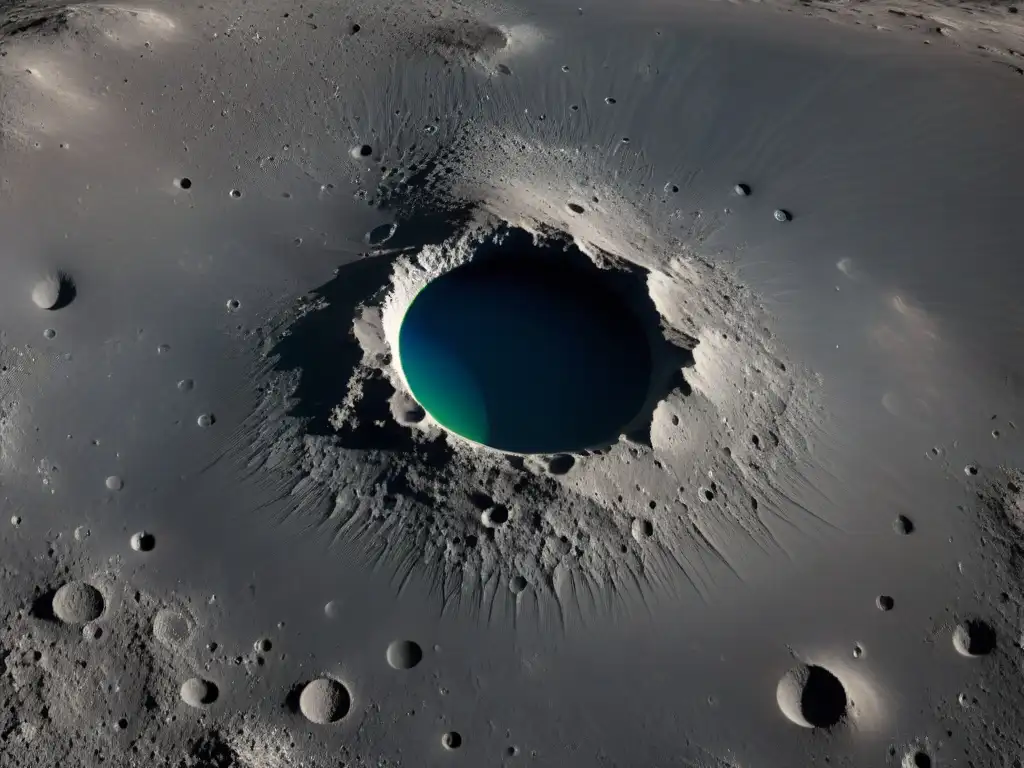 Explorando los misterios de la Luna Cara Oculta en una imagen detallada del paisaje lunar