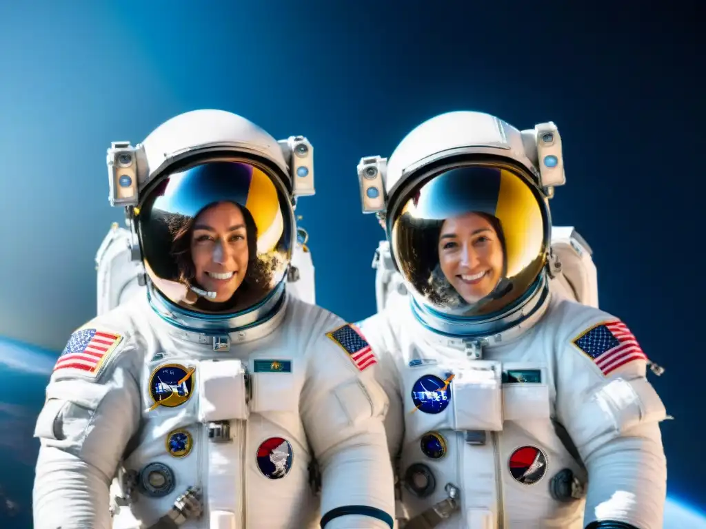 Dos mujeres pioneras en exploración espacial realizan histórico paseo espacial fuera de la Estación Espacial Internacional