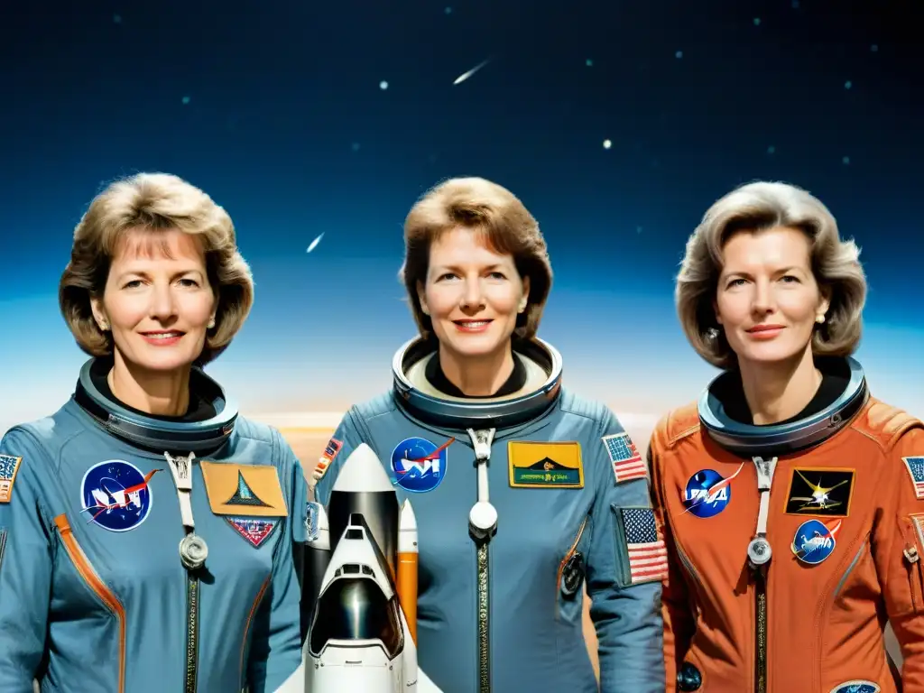 Pioneras del espacio: Eileen Collins, Valentina Tereshkova y Sally Ride desafiando la Barrera del Género