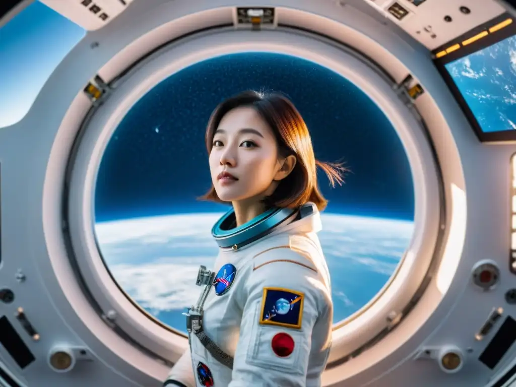 Yi Soyeon, primera astronauta Corea, flota en la ISS, maravillada por la belleza del espacio