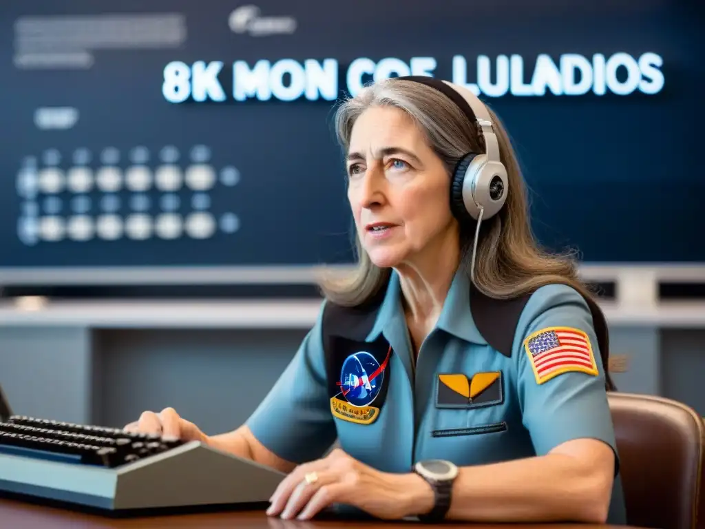 La programación de Margaret Hamilton Luna: Detalle de su intensa labor en el AGC de la NASA, rodeada de códigos y ecuaciones