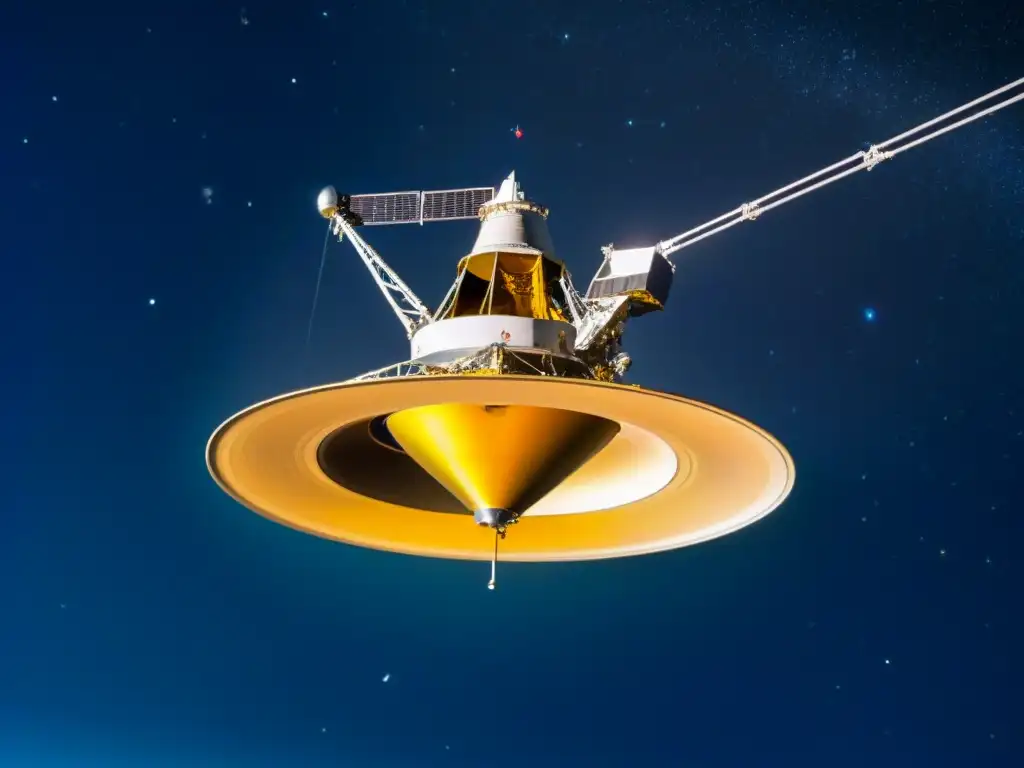 Explorando secretos éxito Voyager misión espacial en el cosmos infinito