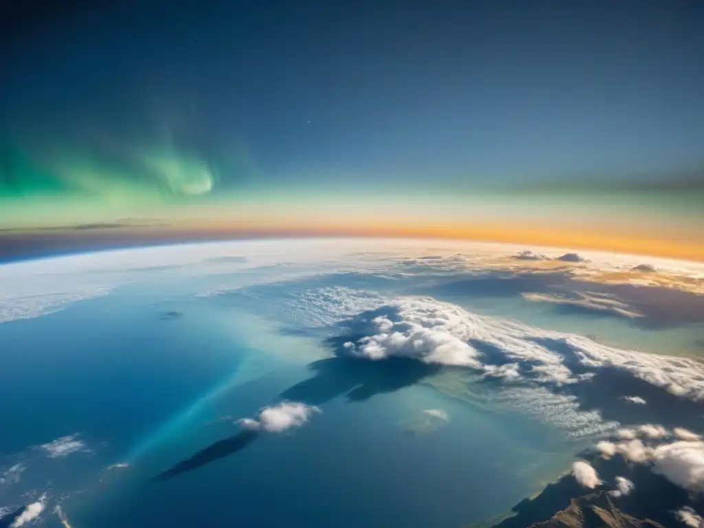 La soledad del astronauta flotando fuera de la Estación Espacial Internacional, con la vista de la Tierra reflejada en su visor