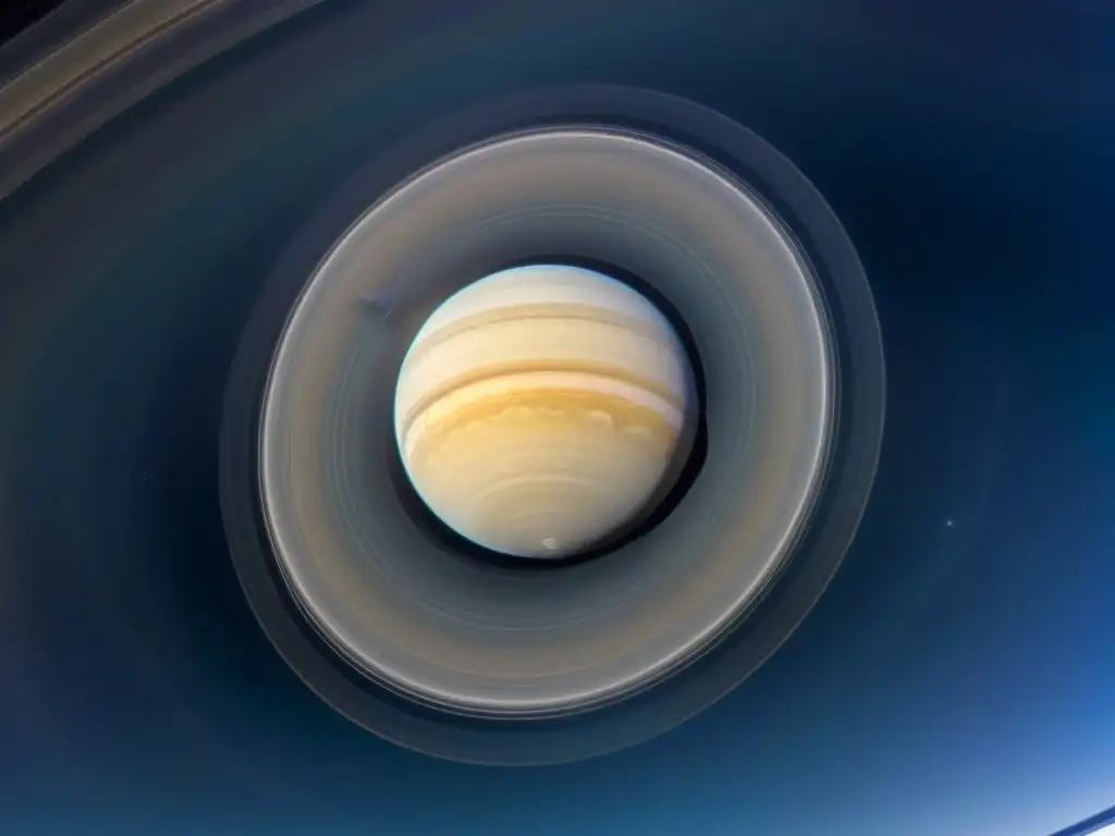 La sonda Cassini orbita Saturno, revelando sus majestuosos anillos