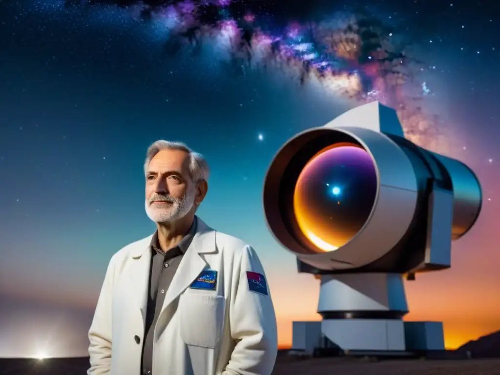 Michel Mayor, astrónomo suizo, busca exoplanetas con determinación en la noche estrellada