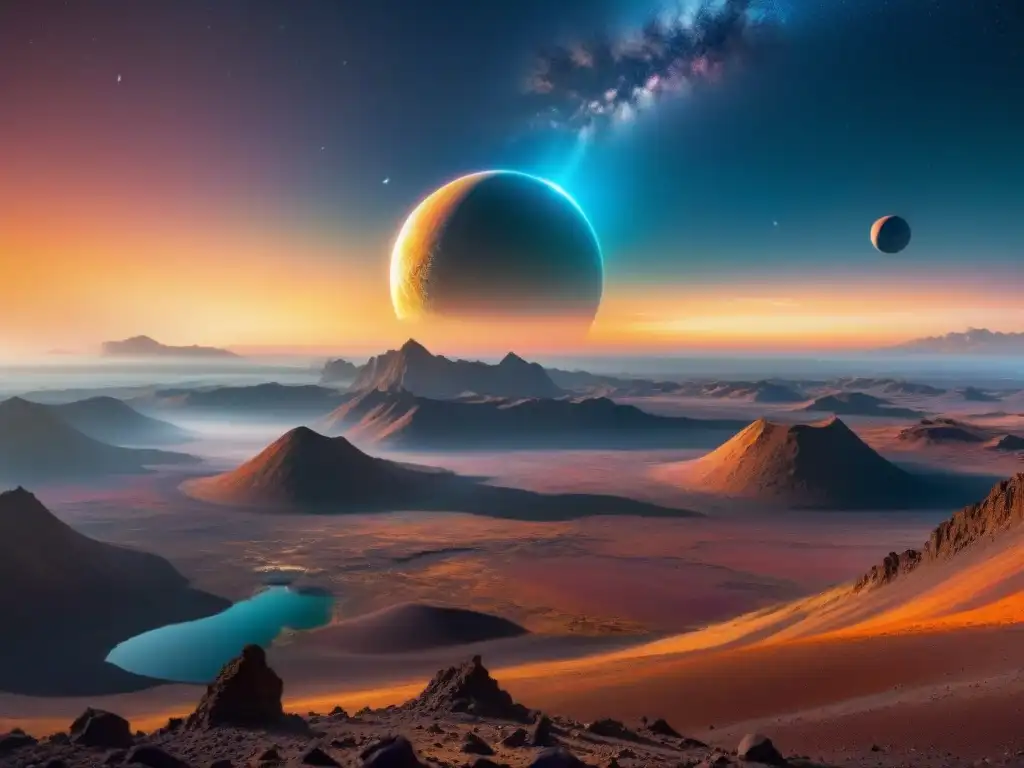 Telescopio espacial descubre exoplaneta con paisajes alienígenas y posibles signos de vida en vibrantes colores cósmicos