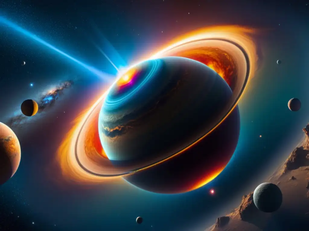 Un telescopio espacial de vanguardia busca vida en sistemas estelares, capturando un exoplaneta enigmático