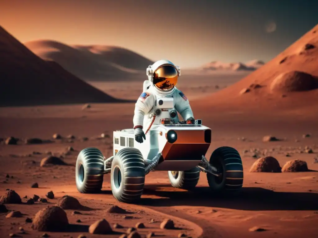 Yuri Gagarin en Marte junto a Rover: Evolución espacial La evolución de los trajes espaciales en la historia de Marte, desde Yuri Gagarin hasta el rover