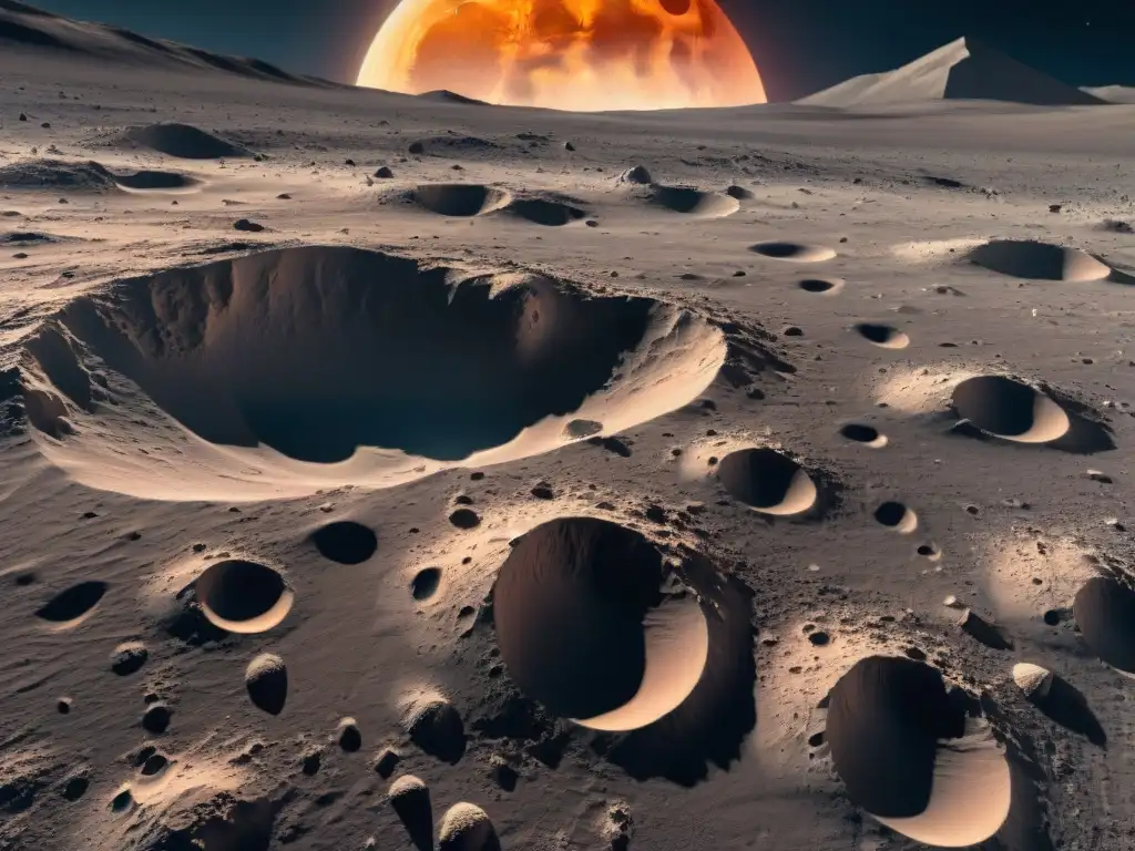 Huellas lunares: Último paso del hombre en la Luna Los últimos pasos de Gene Cernan en la Luna, con la Tierra de fondo, bañados por la luz del atardecer lunar