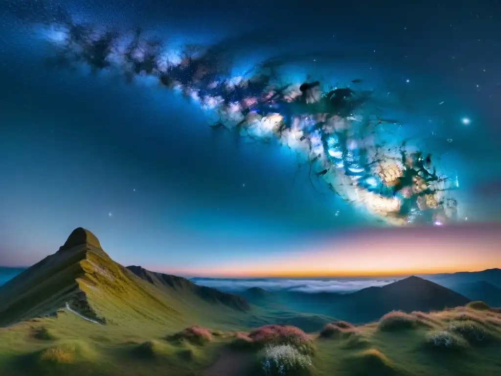 Explora el universo en esta imagen 8k detallada de la Vía Láctea, mostrando la belleza del espacio