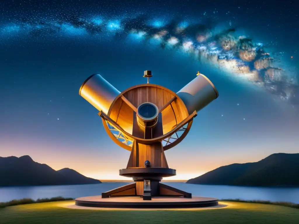 Un viaje a través de la evolución de los telescopios en la astronomía, desde antiguos refractores hasta modernos arreglos de radio