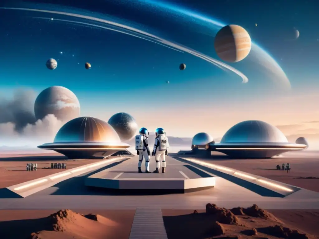 Un vibrante espacioportuario del futuro con turismo espacial: futuro y predicciones